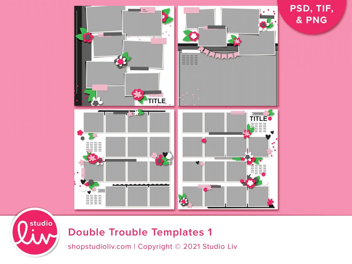 30% off New Release: Double Trouble Templates 1!