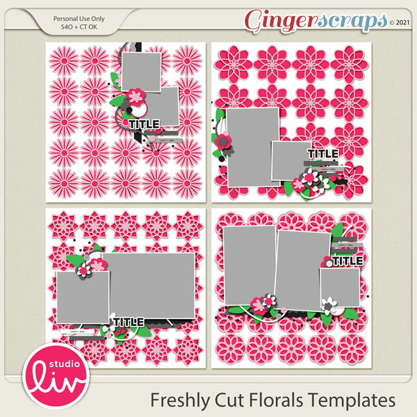 Freshly Cut Florals Templates preview