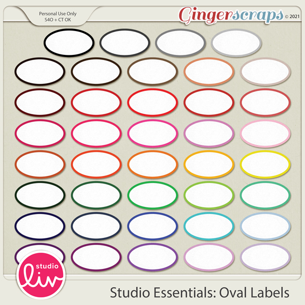 Studio Essentials: Oval Labels preview