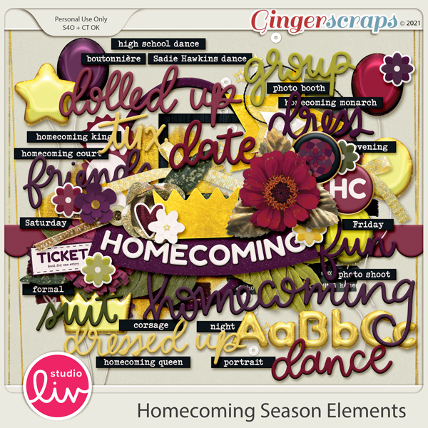 Homecoming Season Elements preview