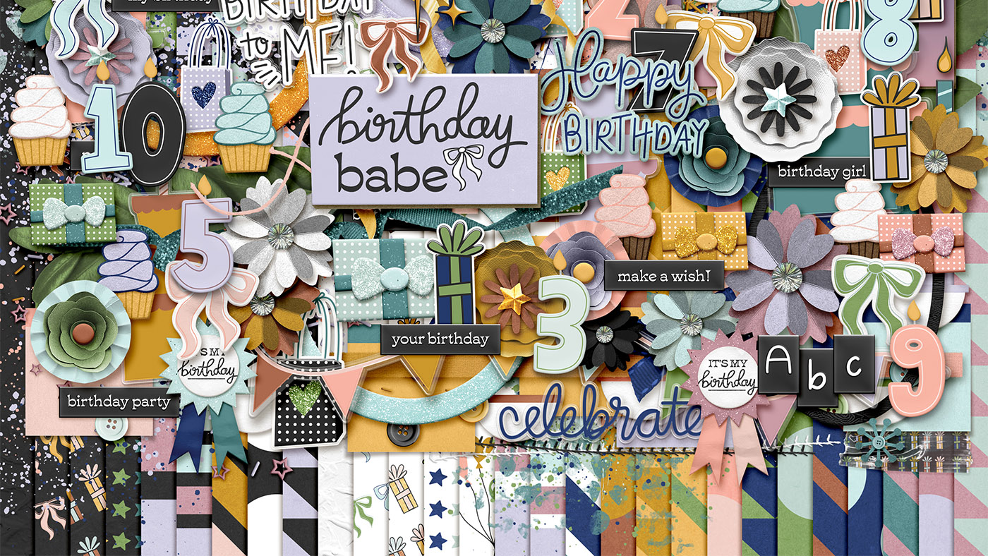 You say it’s your birthday? Scrapbook your birthdays through the years