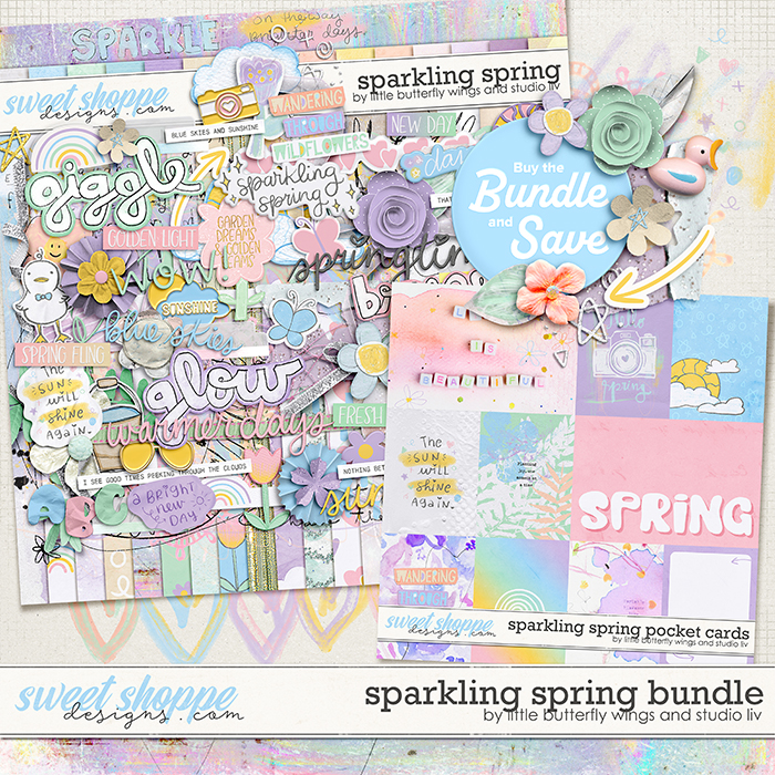 Sparkling Spring Bundle by Little Butterfly Wings and Studio Liv